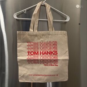 Tom Hanks Beige Tote Bag